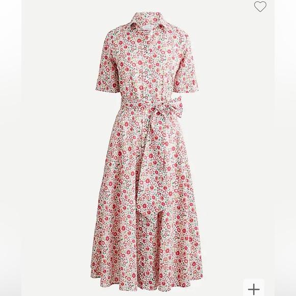 J. Crew Dresses & Skirts - I. Crew - Belted Shirtdress in Liberty Danjo Floral - 6 - NWOT